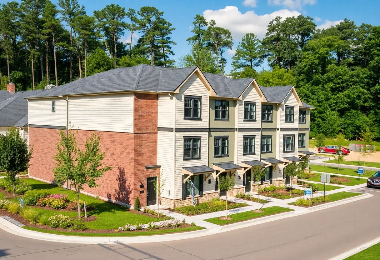 Construction site of the REV3 Build-to-Rent Community in Huntsville