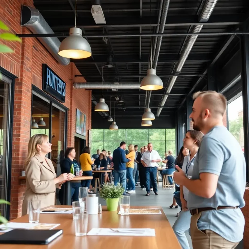 View of new small businesses opening in Huntsville