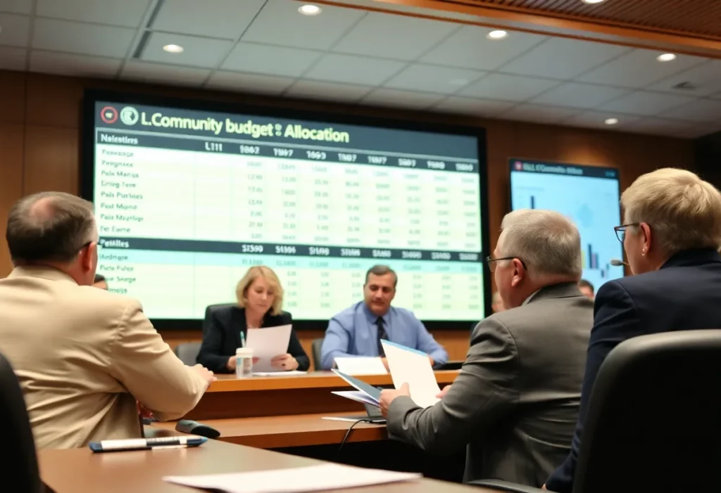 Huntsville City Council discussing operating budget