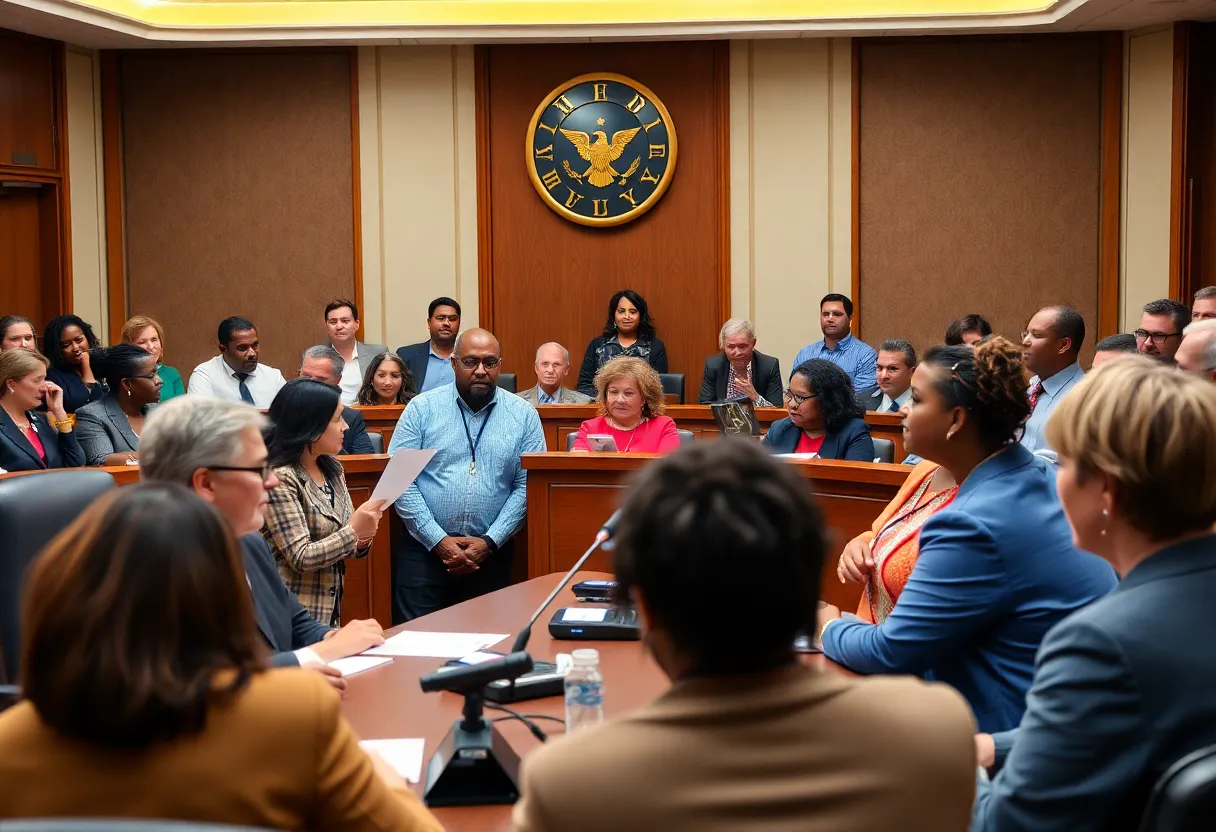 Huntsville City Council discussing budget approval