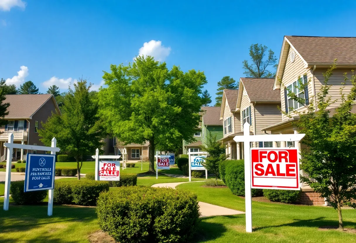 A view of homes for sale in Huntsville