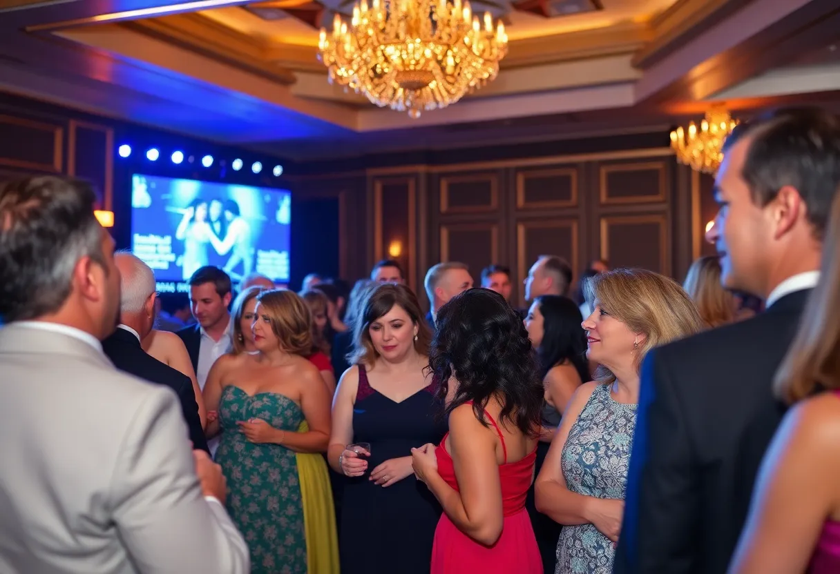 Guests enjoying the Huntsville Mayor's Ball at The Vintage