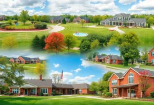 A family enjoying a sunny day in a neighborhood park in Huntsville