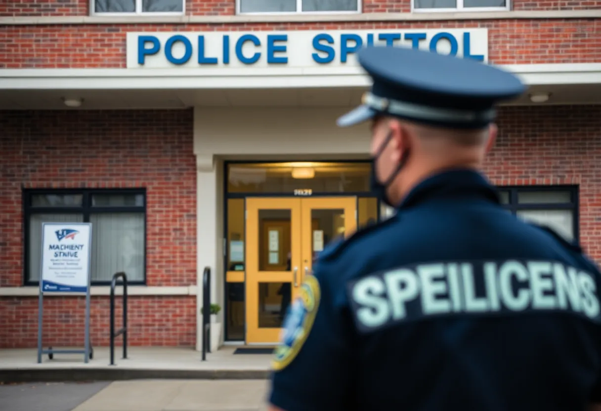 Exterior view of Huntsville Police Department with a community focus