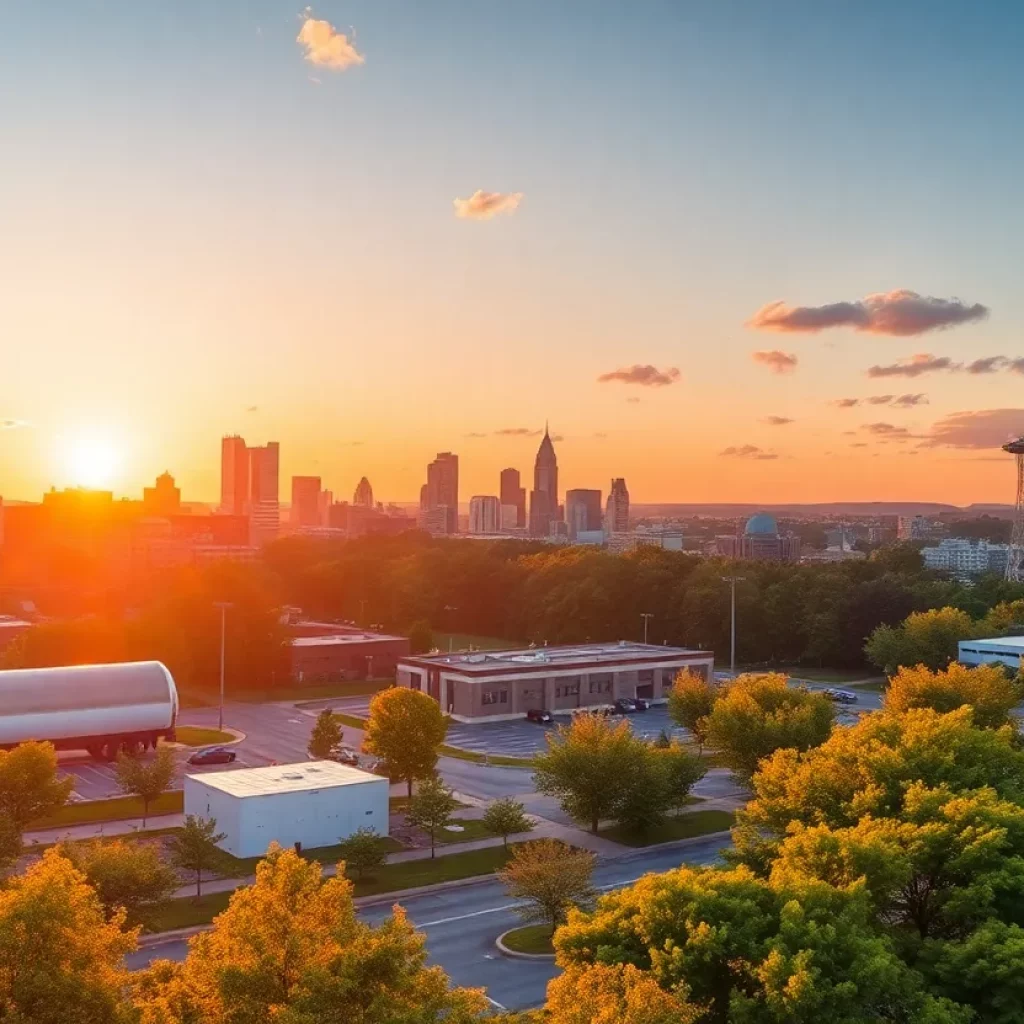 Overview of Huntsville, Alabama highlighting the aerospace and technology sector.