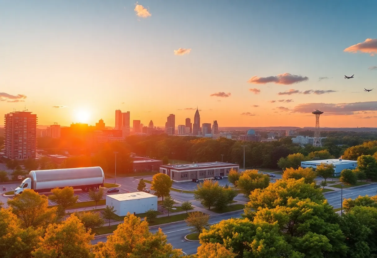 Overview of Huntsville, Alabama highlighting the aerospace and technology sector.