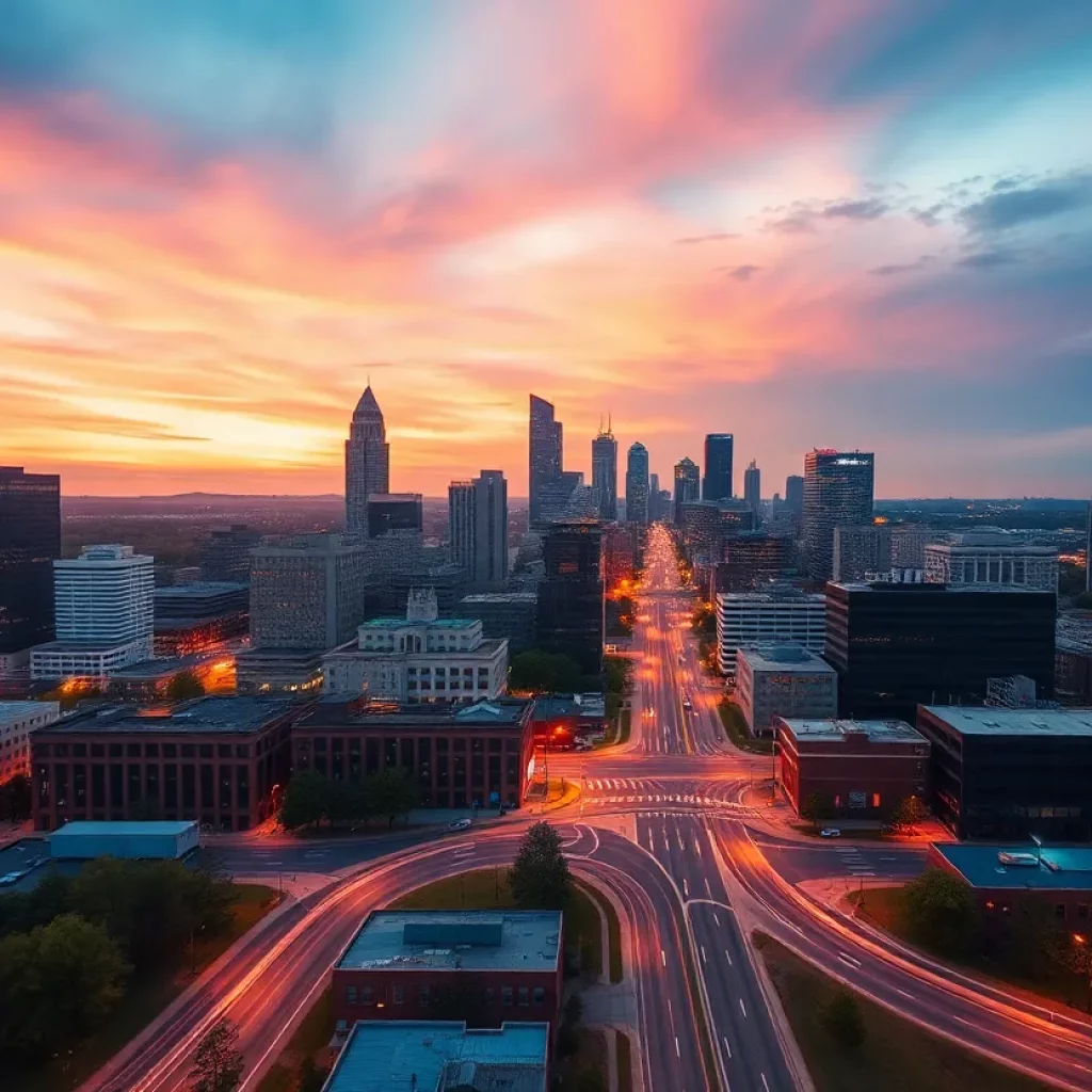 Huntsville skyline showcasing technology growth and innovation