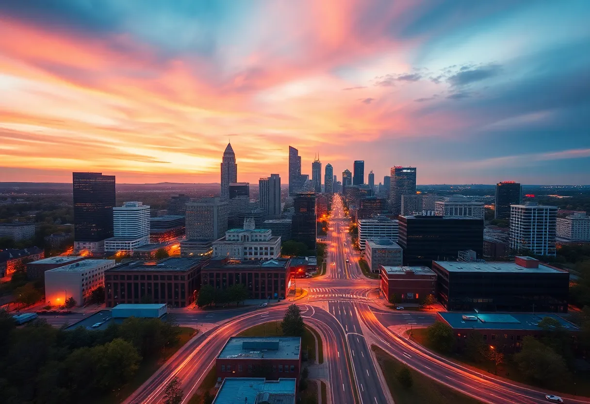 Huntsville skyline showcasing technology growth and innovation