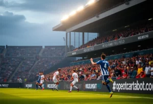 Inter Miami CF II playing against Huntsville City FC