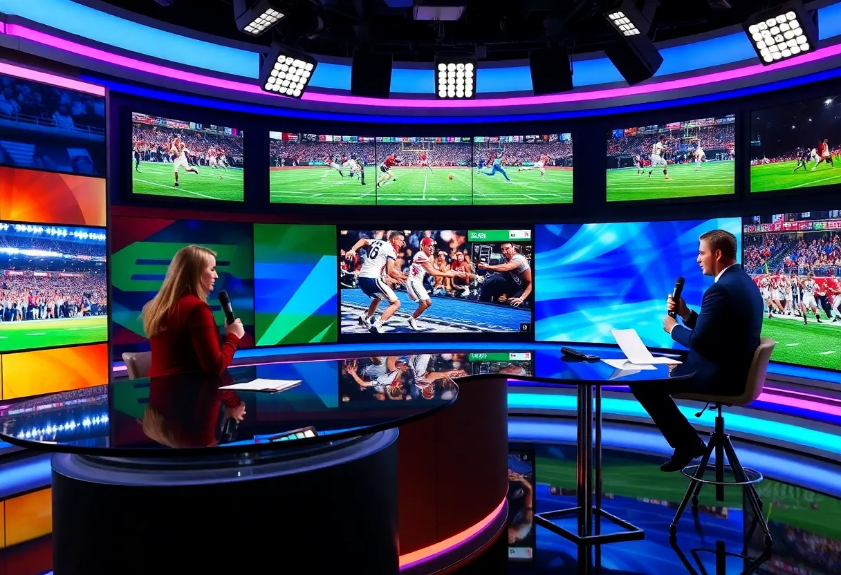 Kaleigh Tingelstad covering a sports event