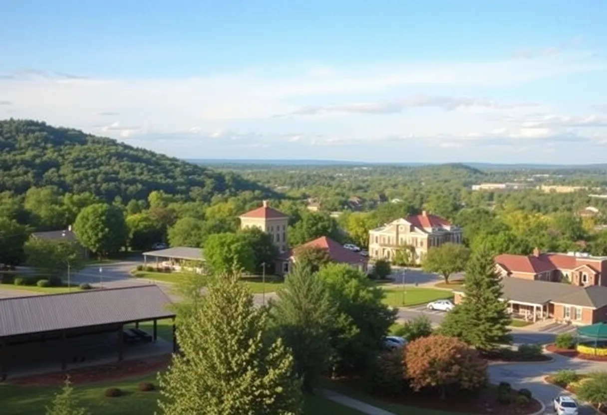 Community scene in Madison County, Alabama