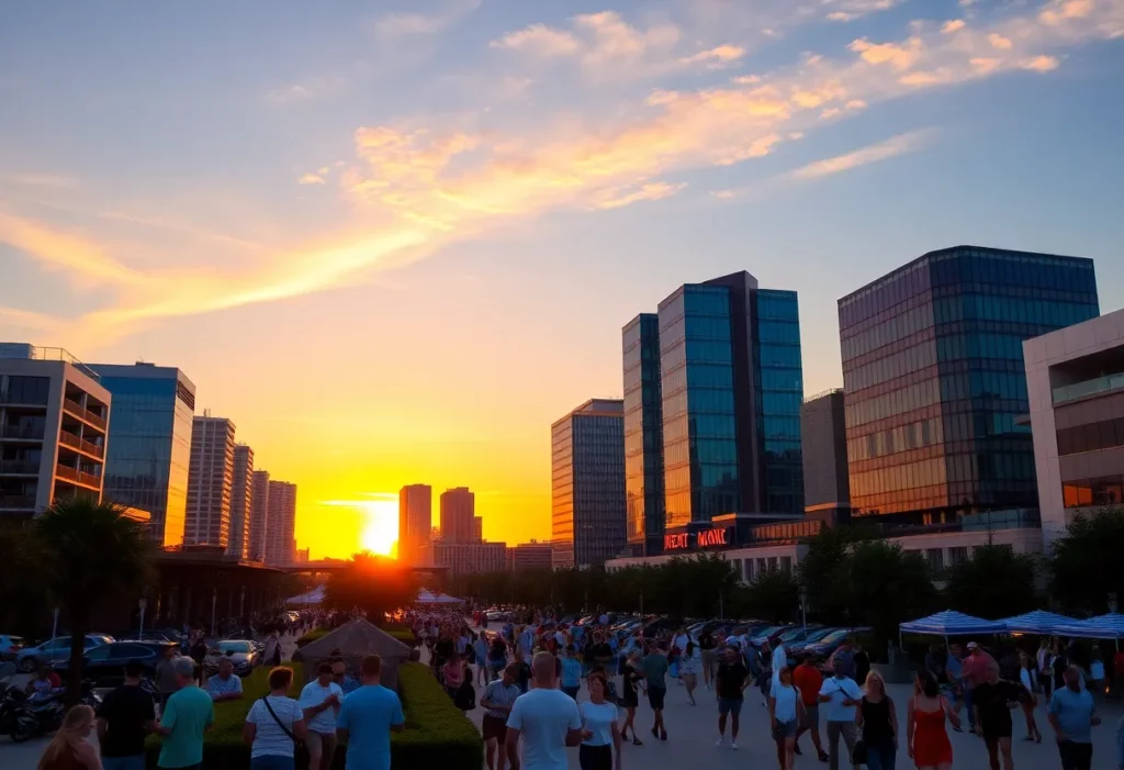 Orlando Skyline at Sunset