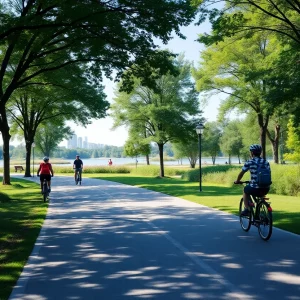Construction of the Tollgate Greenway Project in Huntsville