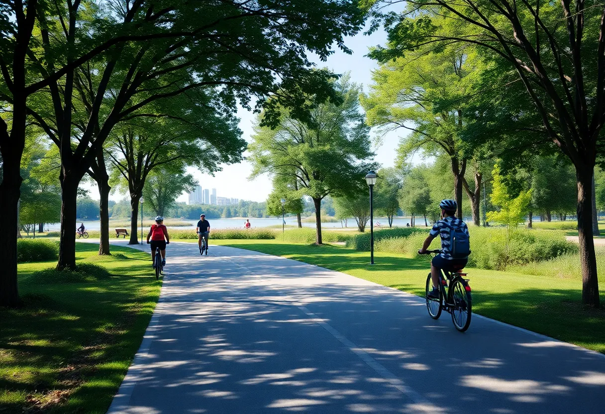 Construction of the Tollgate Greenway Project in Huntsville