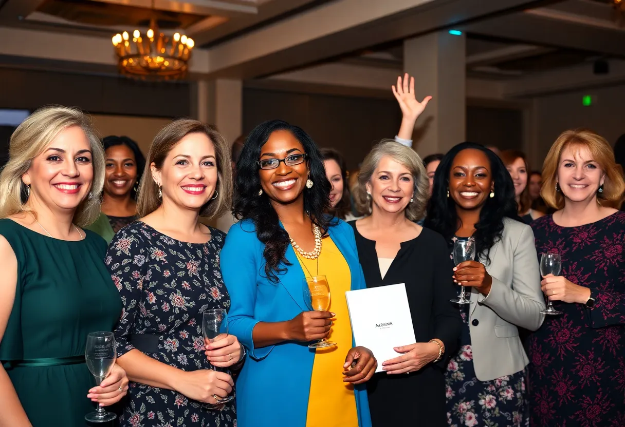 Group of women leaders honored at the WEDC annual fundraiser in Huntsville