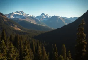 A view of the Bob Marshall Wilderness area