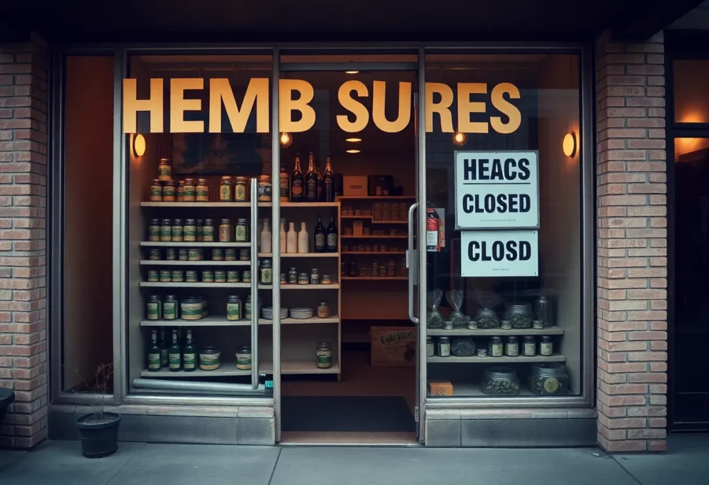 Closed Hemp Shop in Alabama