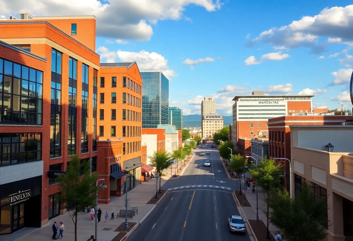 View of downtown Huntsville, Alabama
