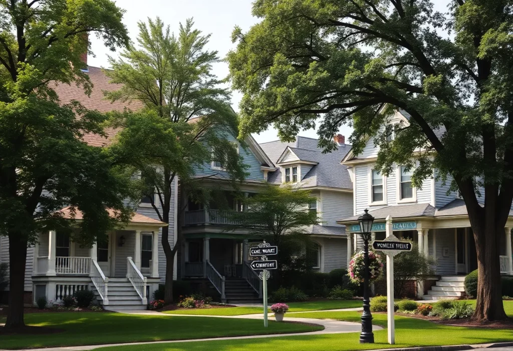 Historic homes in Huntsville's Magnolia Terrace neighborhood