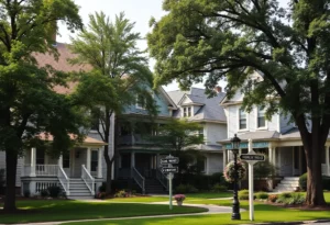 Historic homes in Huntsville's Magnolia Terrace neighborhood
