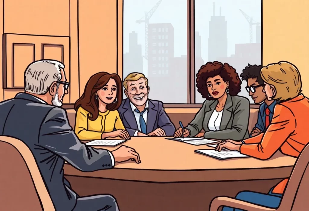 Huntsville City Council during a meeting