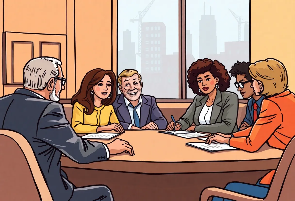 Huntsville City Council during a meeting