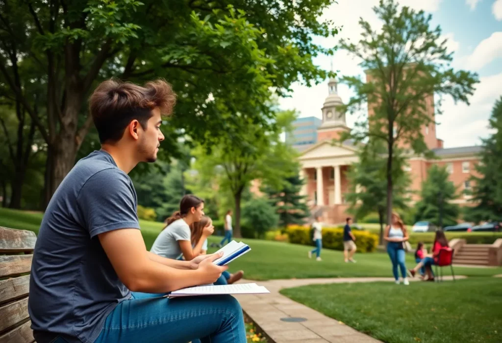Vibrant college atmosphere in Huntsville, Alabama