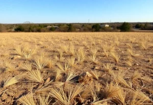 Landscape view of Huntsville indicating dry weather conditions in September