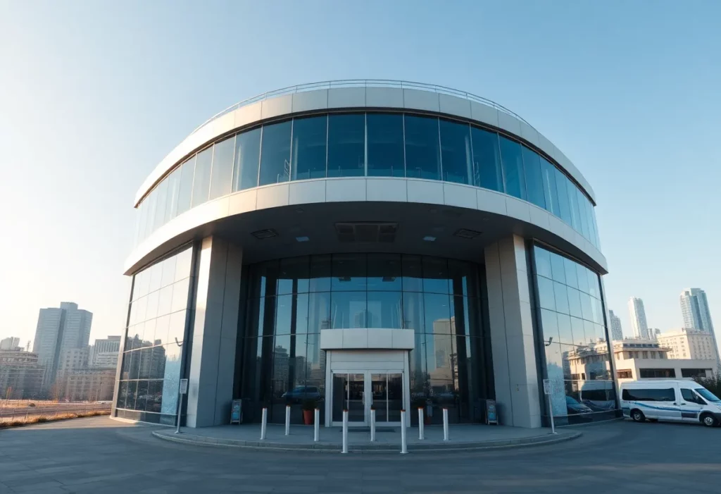 Exterior view of Huntsville Utilities Emergency Response Center