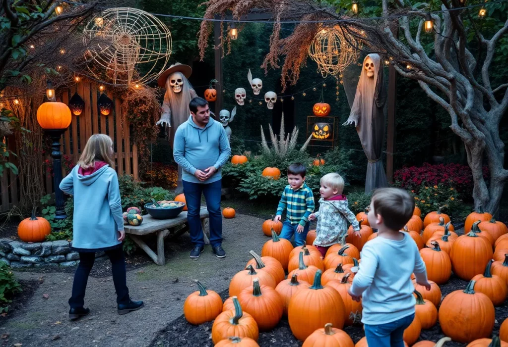 Huntsville Botanical Garden hosting fall events with pumpkins and spooky decorations