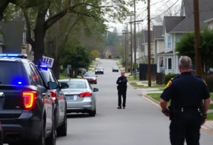 Residential area in Huntsville, Alabama