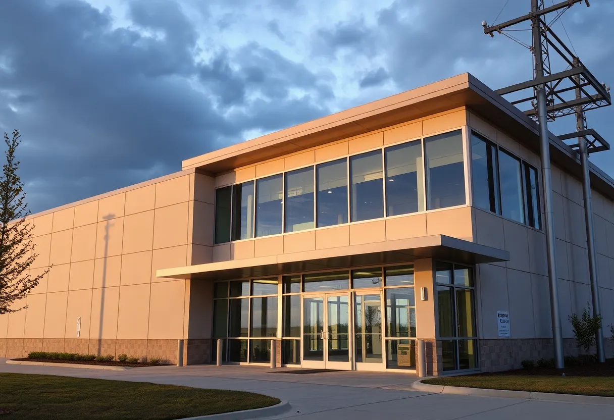 Exterior view of the new Huntsville Utilities Operations Center