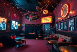 Independent cinema in Huntsville featuring a Halloween theme