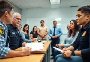 Residents participating in Madison County Citizens Academy classes.