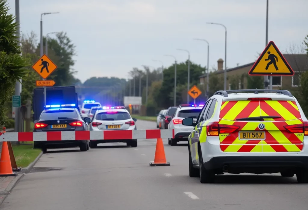 Scene of a fatal crash investigation in Madison County, Idaho