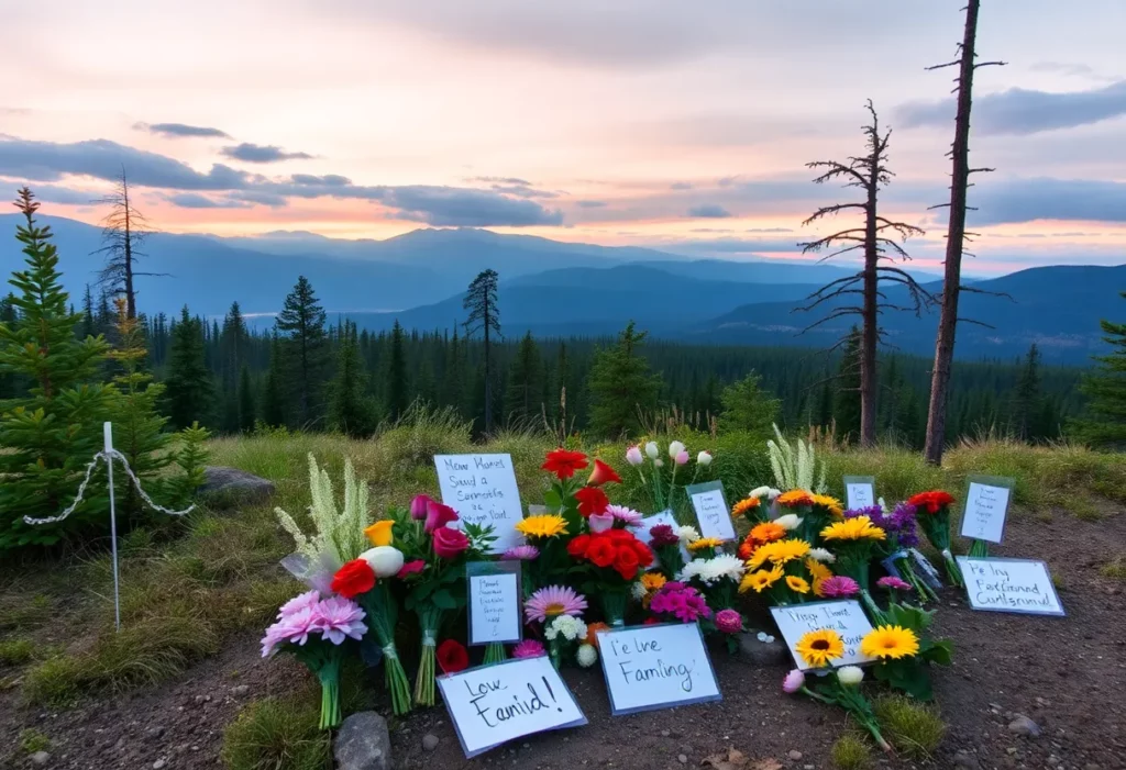 Memorial set up for Huntsville family after plane crash