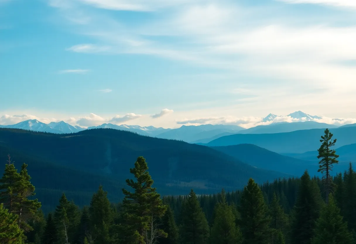 Montana wilderness landscape