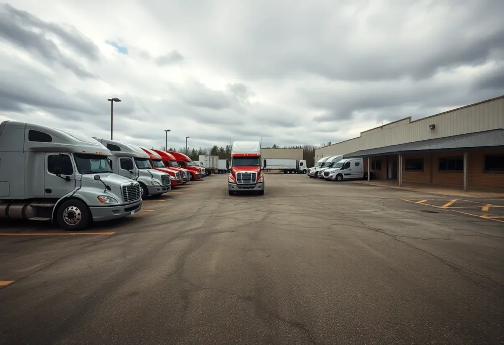 Montgomery Transport Trucking Yard