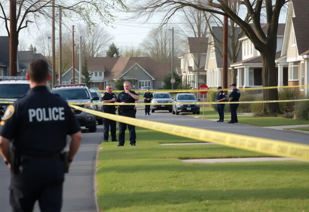 Police investigating a shooting incident in Muscle Shoals, Alabama