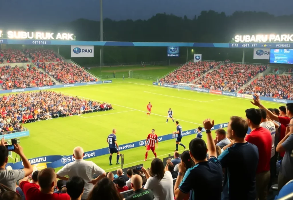Philadelphia Union II playing against Huntsville City FC at Subaru Park