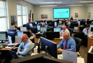 Workers at Redstone Arsenal during federal government shutdown