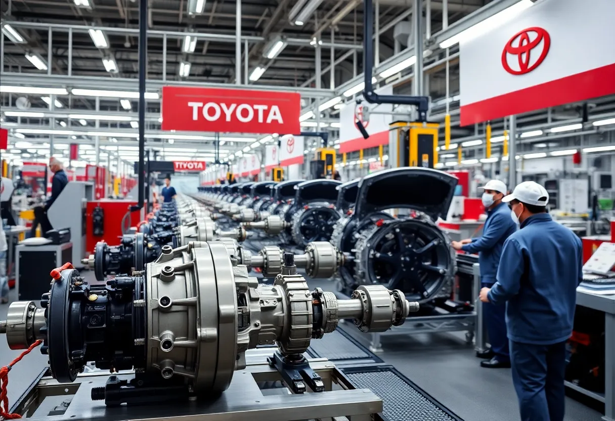 Toyota Alabama's new differential production line in Huntsville