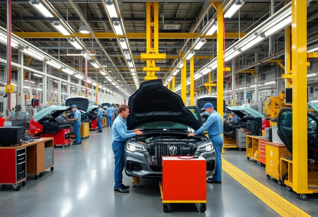 Toyota manufacturing facility in Huntsville Alabama