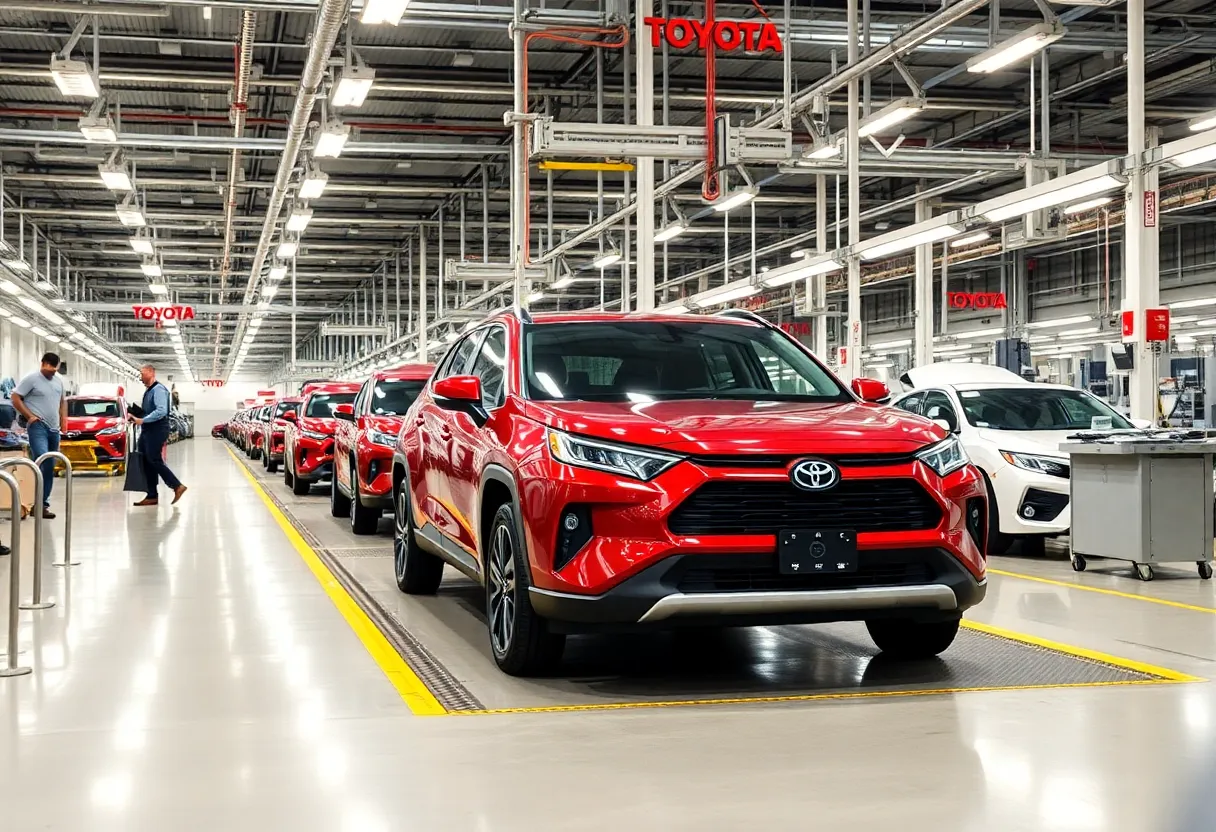 Toyota manufacturing facility in Huntsville, Alabama