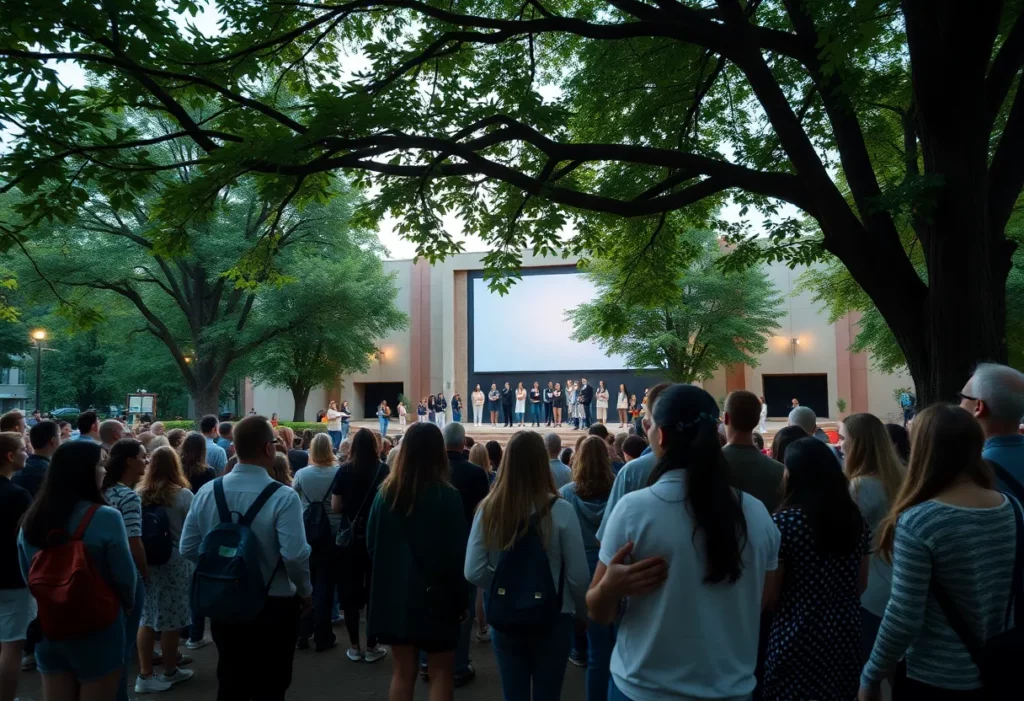 Students and community members unite in remembrance at the UW celebration of life event.
