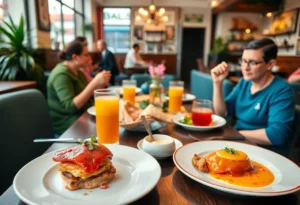 Brunch served at Loona's Cafe in Huntsville