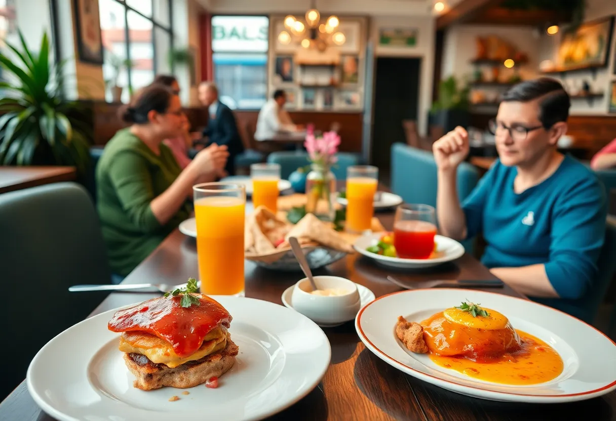 Brunch served at Loona's Cafe in Huntsville