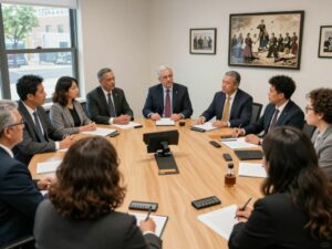 Community discussion on Alabama's immigration law