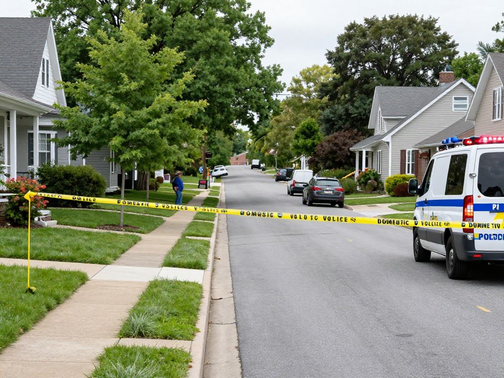 Police responding to a domestic violence incident in Huntsville