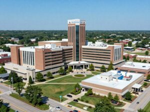 Panoramic view of Huntsville's healthcare facilities